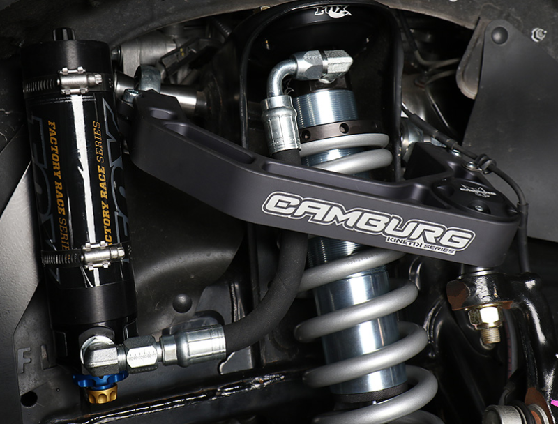 CMBCAM-310184-GRY-Camburg Toyota Tacoma 05-23 / 4-Runner 03-23 / FJ 07-14 KINETIK V2 Billet Uniball Upper Arms-Suspension Arms & Components-Camburg