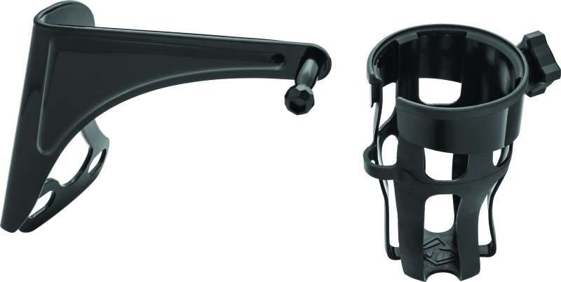 KUR6489-Kuryakyn Reflex Drink Holder-Passenger Mount Black-Cup Holders-Kuryakyn