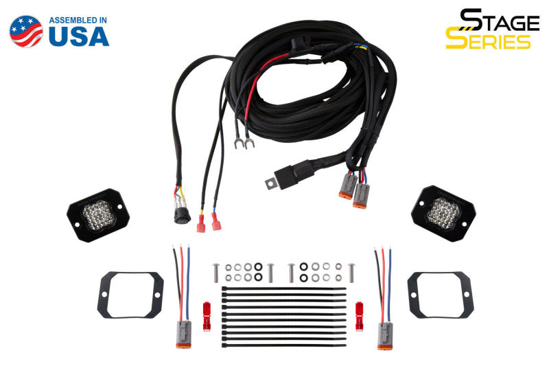 Diode Dynamics Stage Series Flush Mount Reverse Light Kit C2 Sport-Light Accessories and Wiring-Diode Dynamics