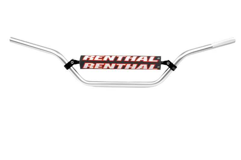 REN838-01-SI-05-185-Renthal 7/8 in. Handlebar - Silver-Handlebars-Renthal