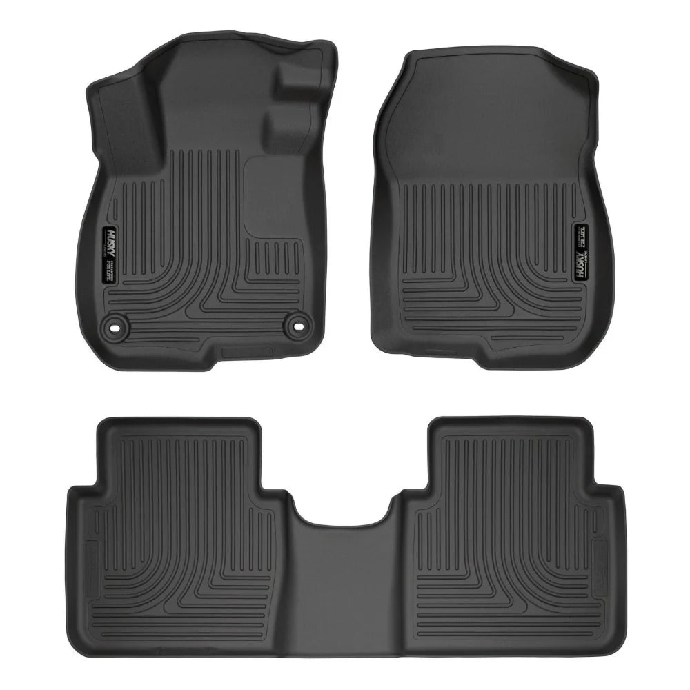 Husky Liners 2017 Honda CR-V Weatherbeater Black Front & 2nd Seat Floor Liners - Husky Liners HSL99401