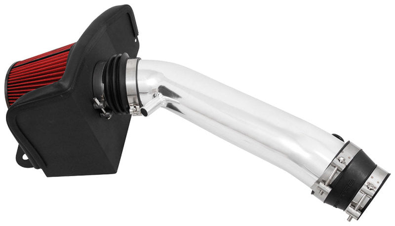 Spectre high-flow red reusable air filter detail