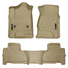 Load image into Gallery viewer, Husky Liners 2015 Chevy/GMC Tahoe/Yukon WeatherBeater Combo Tan Floor Liners - Husky Liners HSL99203