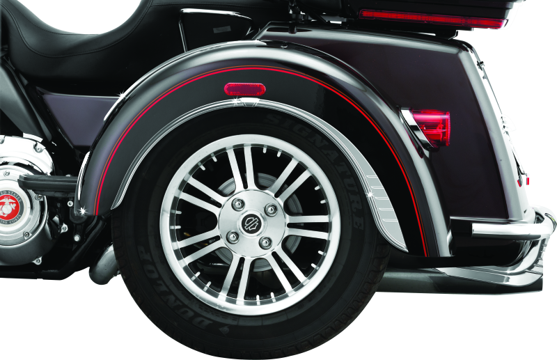 KUR7216-Kuryakyn Top Fender Accent For Trikes Chrome-Exterior Trim-Kuryakyn