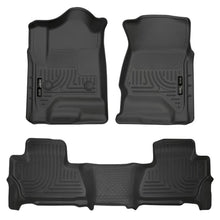Load image into Gallery viewer, Husky Liners 2015 Chevy/GMC Tahoe/Yukon WeatherBeater Combo Black Floor Liners - Husky Liners HSL99201