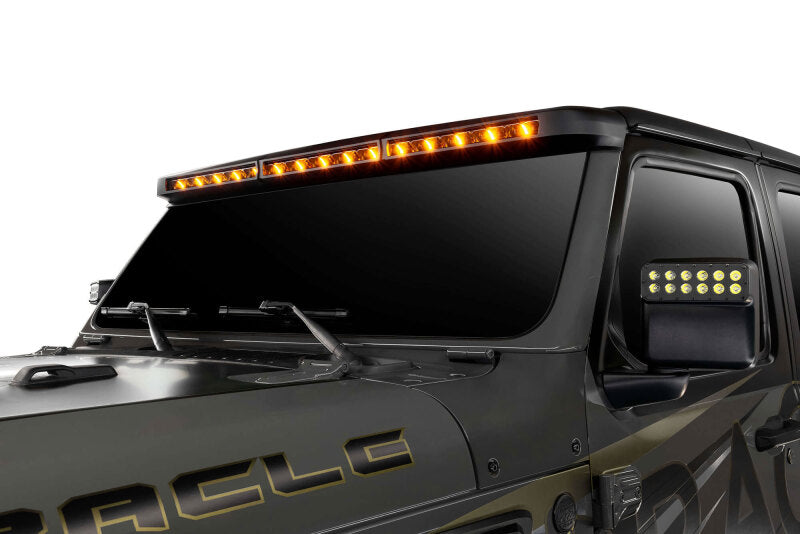 ORL5917-023-Oracle Jeep Wrangler JL/Gladiator JT Integrated Windhsiled LED Light Bar System-Light Mounts-ORACLE Lighting