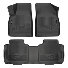 Load image into Gallery viewer, Husky Liners Weatherbeater 17-23 Cadillac XT5 / 17-23 GMC Acadia Front &amp; 2nd Seat Floor Liners - Blk - Husky Liners HSL99141
