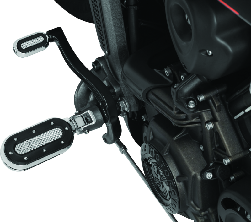 KUR7047-Kuryakyn Heavy Industry Shift & Brake Peg Chrome-Footpegs-Kuryakyn