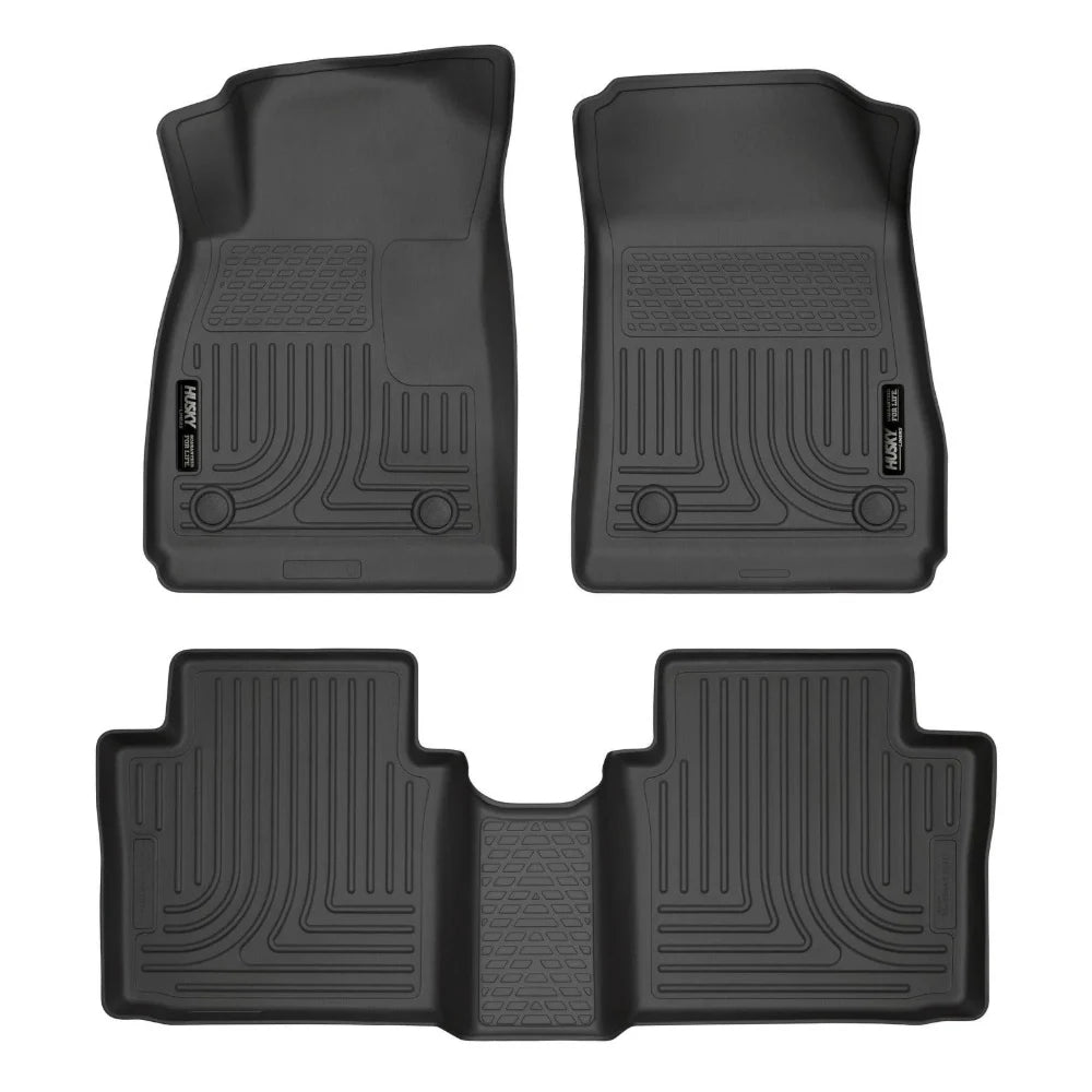 Husky Liners 14 Chevrolet Impala Weatherbeater Black Front & 2nd Seat Floor Liners - Husky Liners HSL99101