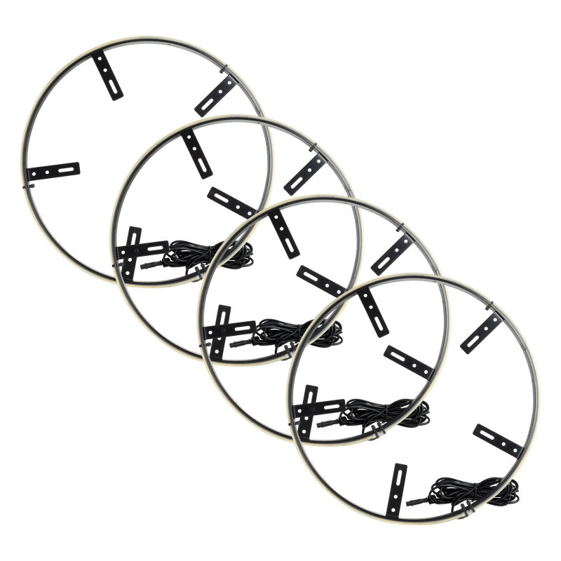 ORL4238-051-ORACLE Lighting LED Illuminated Wheel Rings - 16.5in PLASMA White-Bulbs-ORACLE Lighting