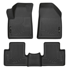 Load image into Gallery viewer, Husky Liners 15-22 Jeep Cherokee WeatherBeater Combo Black Floor Liners - Husky Liners HSL99091