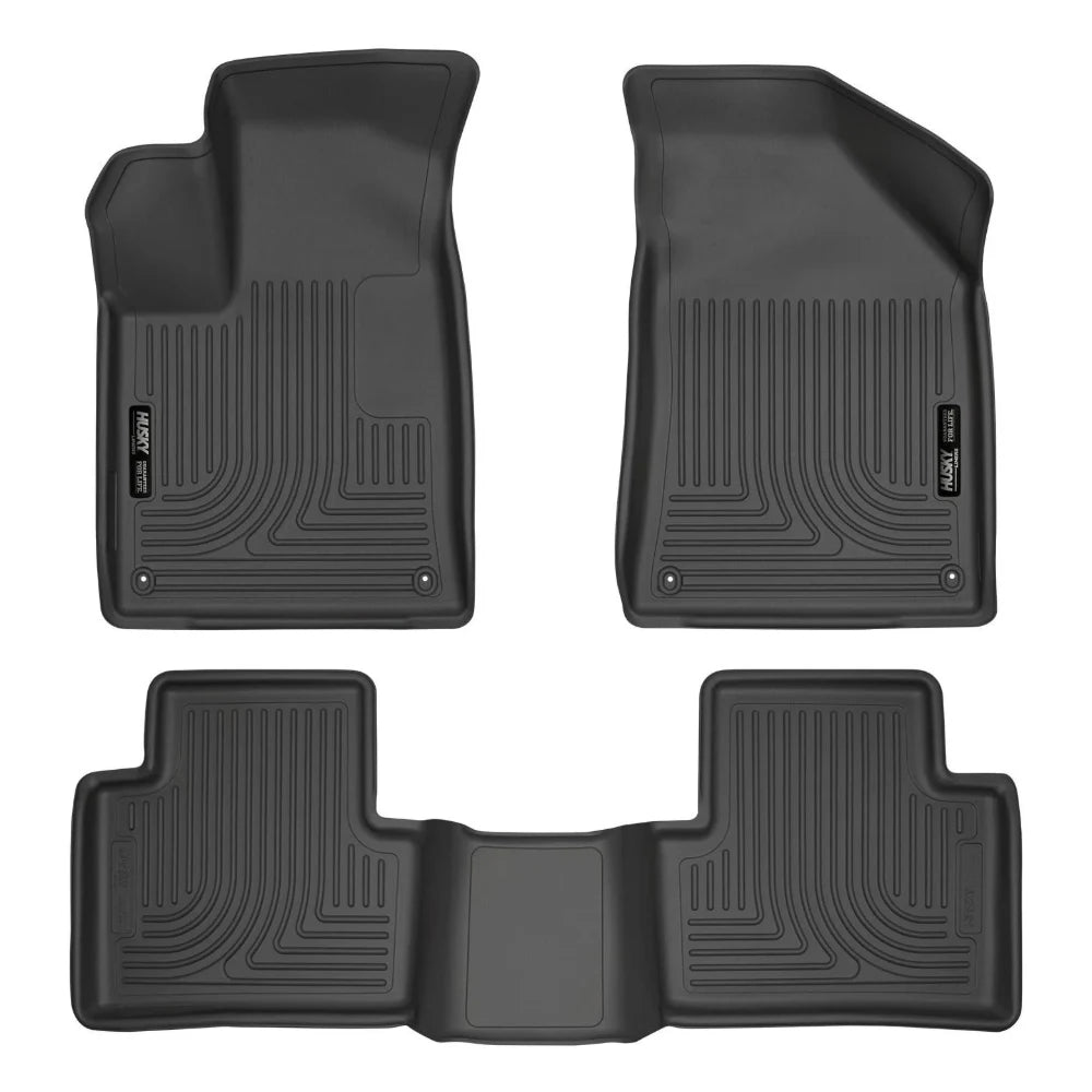 Husky Liners 15 Chrysler 200 Weatherbeater Black Front and Second Seat Floor Liners - Husky Liners HSL99071