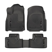 Load image into Gallery viewer, Husky Liners 11+ Dodge Durango / 11+ Jeep Grand Cherokee WeatherBeater Combo Black Floor Liners - Husky Liners HSL99051