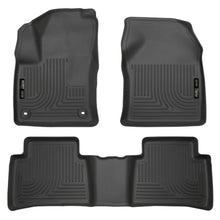 Load image into Gallery viewer, Husky Liners 2016 Toyota Prius Weatherbeater Black Front &amp; 2nd Seat Floor Liners (Footwell Coverage) - Husky Liners HSL98991