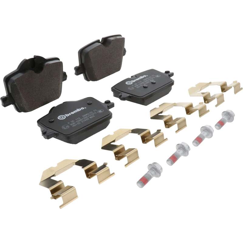 Brembo P06114 PRIME Low-Metallic Rear Brake Pads - BMW and Toyota Applications - image 1