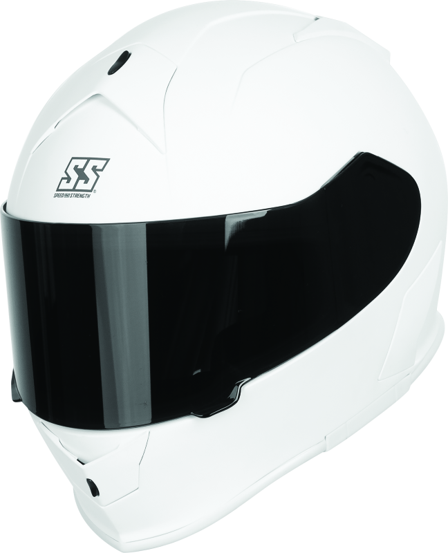SAS880493-Speed Helmet and Strength SS900 Solid Speed Helmet Matte White - Small-Helmets and Accessories-Speed and Strength