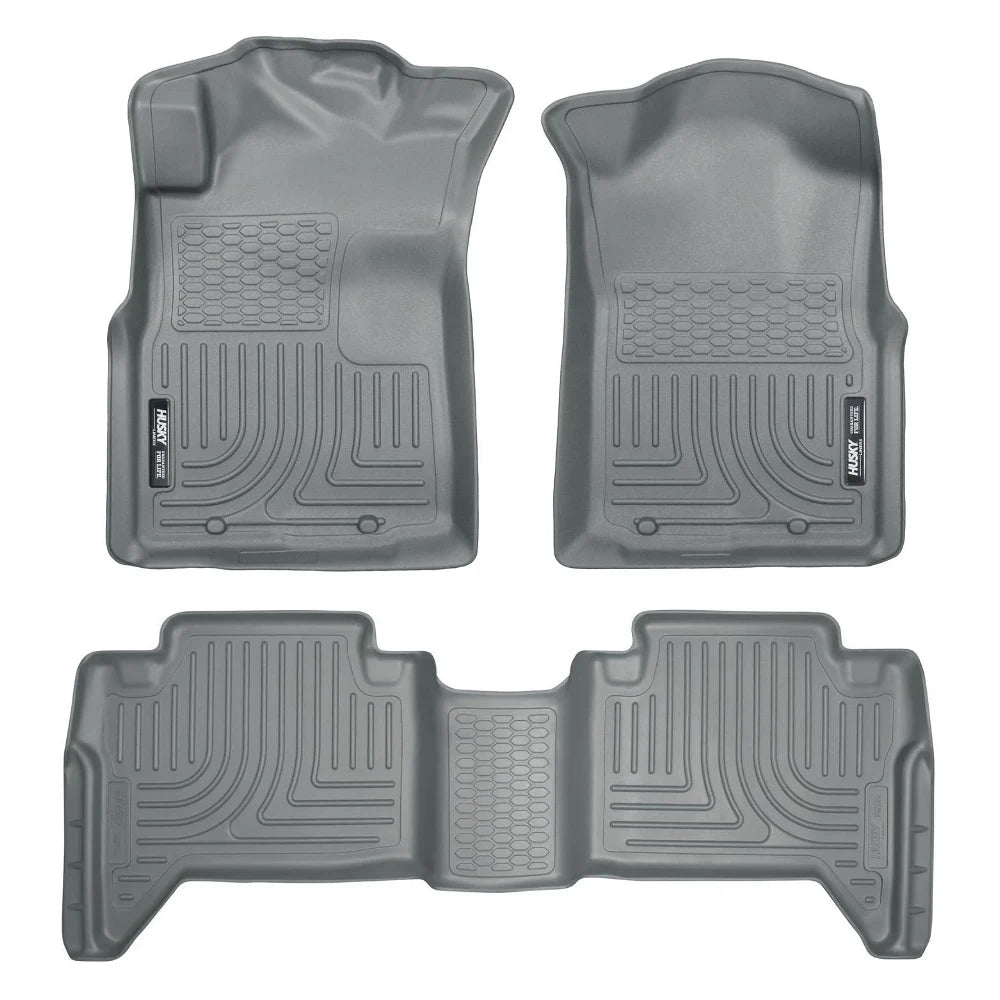 Husky Liners 05-13 Toyota Tacoma WeatherBeater Combo Grey Floor Liners - Husky Liners HSL98952