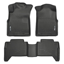 Load image into Gallery viewer, Husky Liners 05-13 Toyota Tacoma WeatherBeater Combo Black Floor Liners - Husky Liners HSL98951