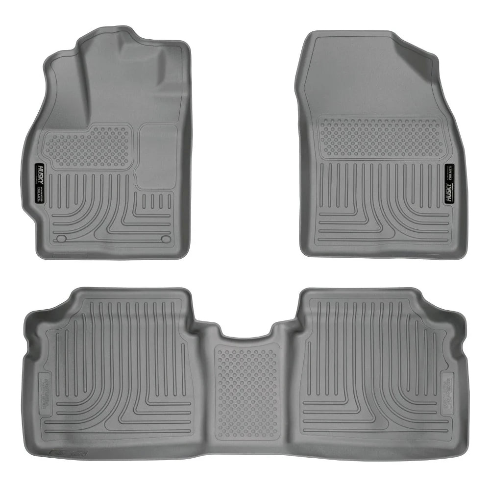 Husky Liners 10-12 Toyota Prius WeatherBeater Combo Gray Floor Liners - Husky Liners HSL98922