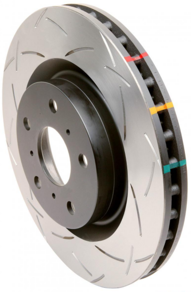 DBA-DBA 07-17 Kia Stinger Series CK GT 330S/330Si 3.3L V6 Rear Slotted 4000 T3 Series Rotor