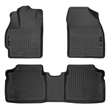 Load image into Gallery viewer, Husky Liners 10-12 Toyota Prius WeatherBeater Combo Black Floor Liners - Husky Liners HSL98921