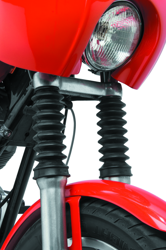 BKC666760-Bikers Choice 39MM Black Fork Boots Pr-Fork Assemblies-Bikers Choice