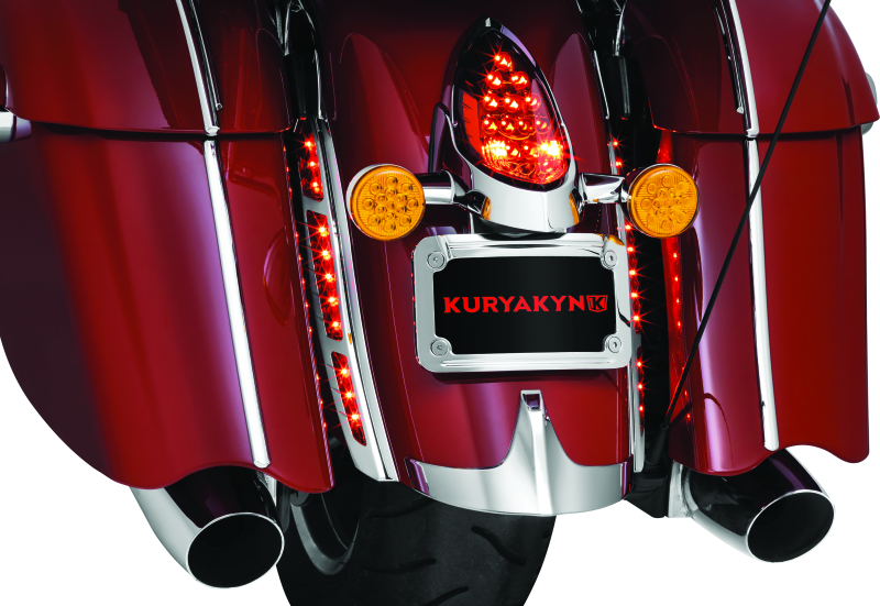 KUR2898-Kuryakyn LED Rear Fender Strip Lights For Indian Chrome-Light Bars & Cubes-Kuryakyn