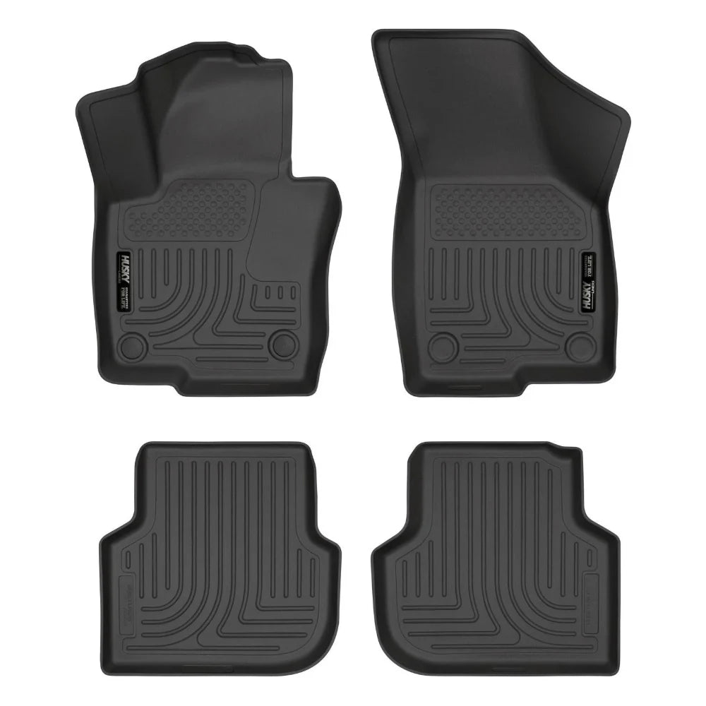 Husky Liners 2011 Volkswagen Jetta (Sedan) WeatherBeater Combo Black Floor Liners - Husky Liners HSL98831