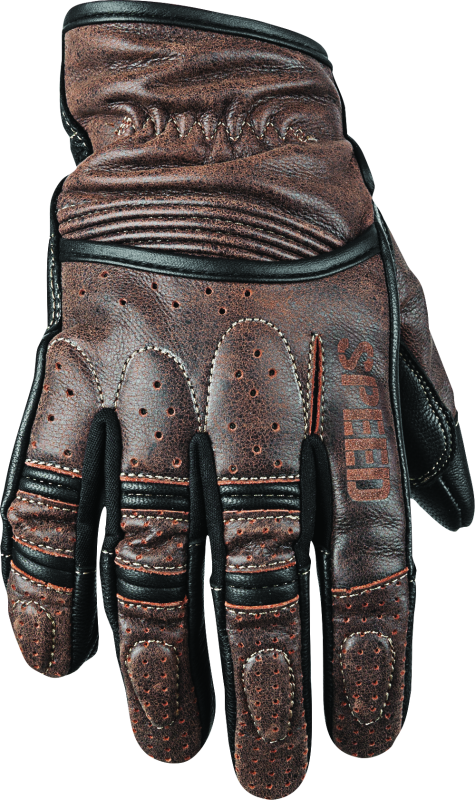 SAS878624-Speed and Strength Rust and Redemption Leather Gloves Brown - XL-Gloves-Speed and Strength