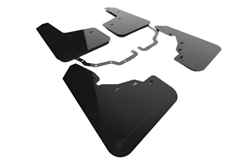 Rally Armor 22-25 Toyota Land Cruiser Black UR Mud Flap Metallic Black Logo