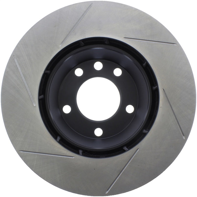 StopTech Power Slot 07-10 Audi Q7 / 03-10 Porsche Cayenne Left Front Slotted Rotor-Brake Rotors - Slotted-Stoptech
