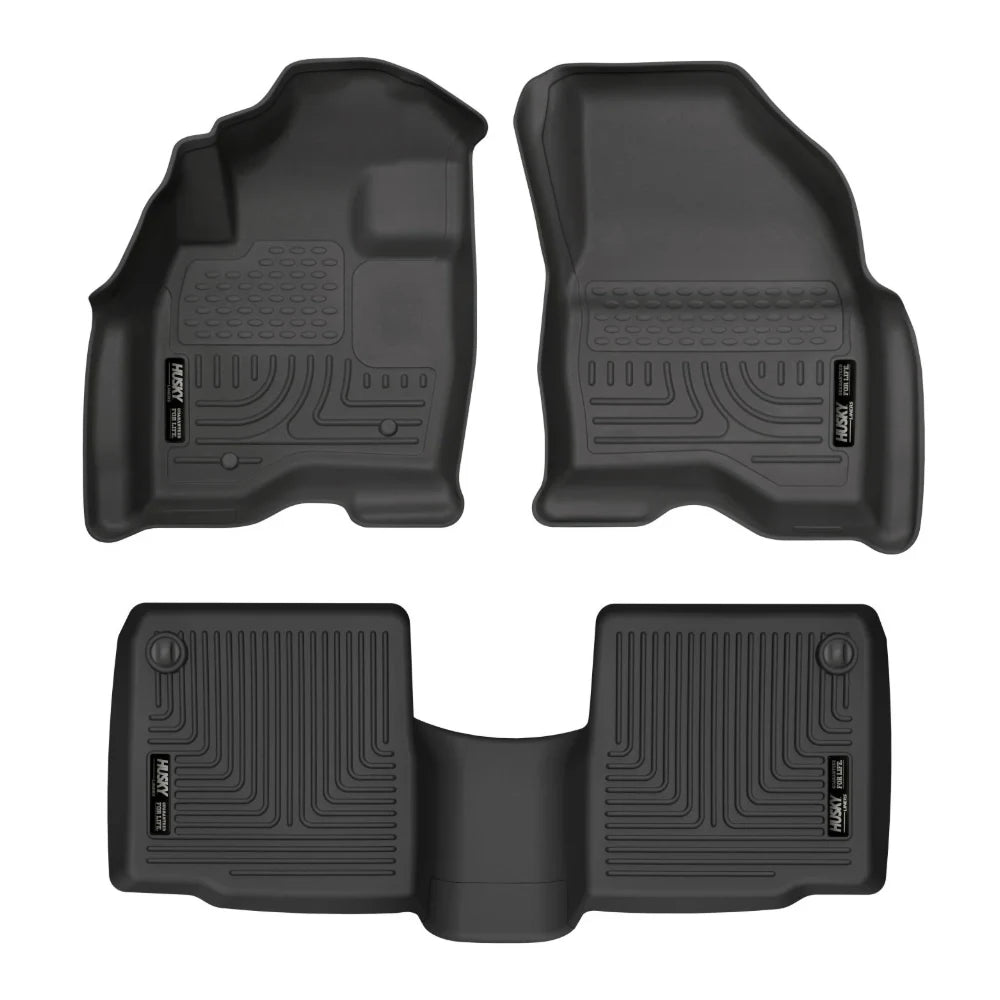 Husky Liners 11-12 Ford Explorer WeatherBeater Combo Black Floor Liners - Husky Liners HSL98761