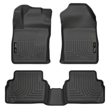 Load image into Gallery viewer, Husky Liners 11-12 Ford Fiesta WeatherBeater Combo Black Floor Liners - Husky Liners HSL98751