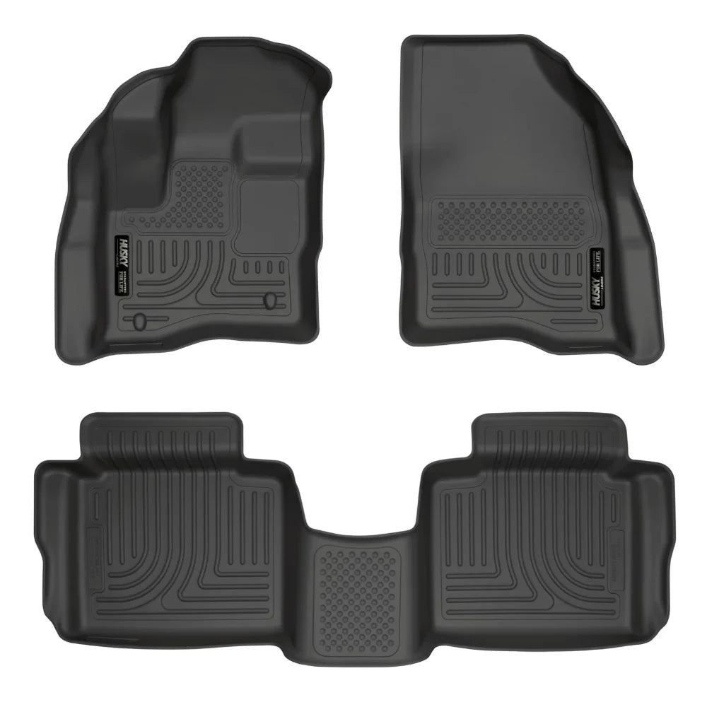 Husky Liners 10-13 Ford Taurus WeatherBeater Combo Black Floor Liners - Husky Liners HSL98701