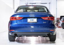 Load image into Gallery viewer, AWE3015-32058-AWE Tuning Audi 8V A3 Touring Edition Exhaust - Dual Outlet Diamond Black 90 mm Tips-Catback-AWE Tuning