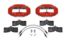 Load image into Gallery viewer, WIL140-11857-R-Wilwood D8-6 Front Caliper Kit Red Corvette C2 / C3 65-82-Big Brake Kits-Wilwood