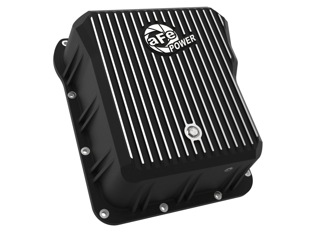 aFe aFe Power Cover Trans Pan Machined Trans Pan GM Diesel Trucks 01-12 V8-6.6L Machined