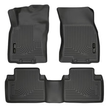 Load image into Gallery viewer, Husky Liners WeatherBeater 14 Nissan Rogue Front &amp; Second Row Black Floor Liners - Husky Liners HSL98671