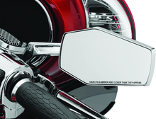 Load image into Gallery viewer, KUR5918-Kuryakyn Hex Mirrors Chrome-Rear View Mirrors-Kuryakyn