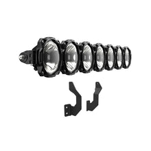 Load image into Gallery viewer, KCL91346-KC HiLiTES 2017+ Ford Super Duty Gravity LED Pro6 7-Light Bar Kit - Front Bumper-Light Bars &amp; Cubes-KC HiLiTES