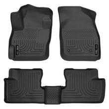 Load image into Gallery viewer, Husky Liners 10-12 Mazda 3 WeatherBeater Combo Black Floor Liners - Husky Liners HSL98631