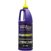 Load image into Gallery viewer, RLP06301-Royal Purple Max Gear Synthetic 75W-140 Gear Oil - 1 Quart-Gear Oils-Royal Purple