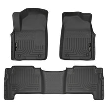 Load image into Gallery viewer, Husky Liners 2011 Infiniti QX56 WeatherBeater Combo Black Floor Liners - Husky Liners HSL98611