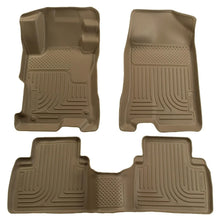 Load image into Gallery viewer, Husky Liners 04-09 Toyota Prius WeatherBeater Combo Tan Floor Liners - Husky Liners HSL98523