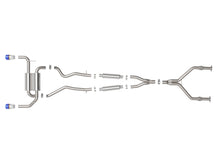 Load image into Gallery viewer, aFe aFe 14-15 Infiniti Q50 V6 3.7L Takeda 2-1/2in 304 SS Cat-Back Exhaust System w/ Blue Flame Tips
