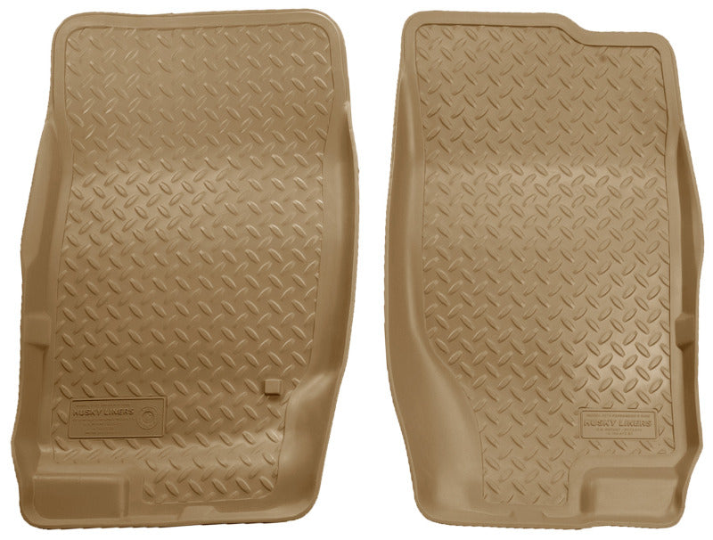 Husky Liners 02-09 Ford Explorer/03-05 Lincoln Aviator Classic Style Tan Floor Liners-Floor Mats - Rubber-Husky Liners