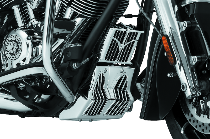 KUR5664-Kuryakyn Chin Fairing Indian Chrome-Exterior Trim-Kuryakyn
