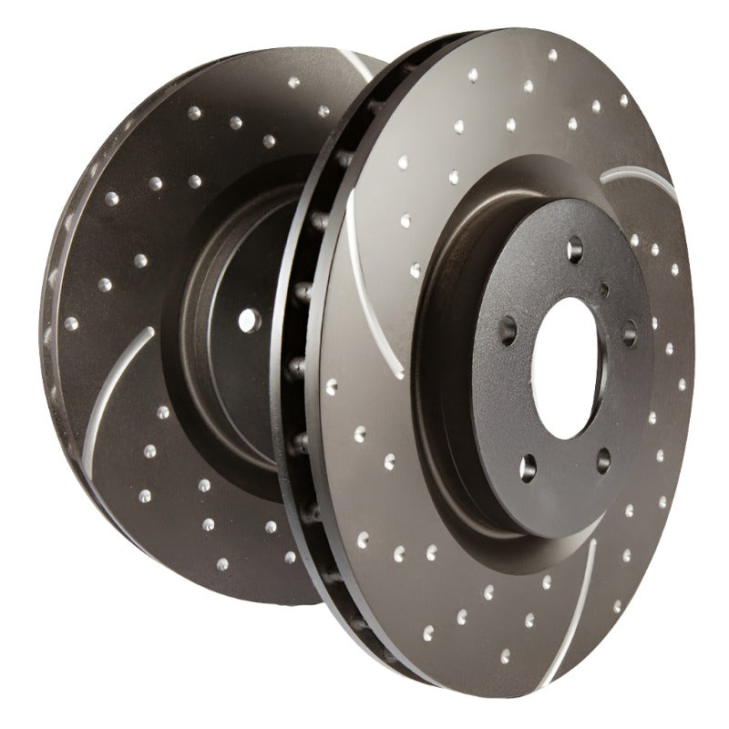 EBCGD578-EBC 92-95 Volkswagen Corrado 2.8 VR6 GD Sport Front Rotors-Brake Rotors - Slot & Drilled-EBC