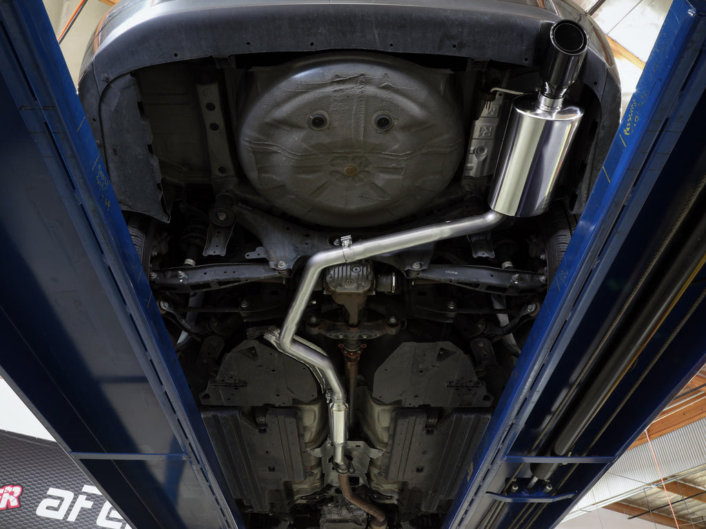 aFe aFe POWER Takeda 12-16 Subaru Impreza 2.0L 2.5in 304SS CB Exhaust w/ Black Tips