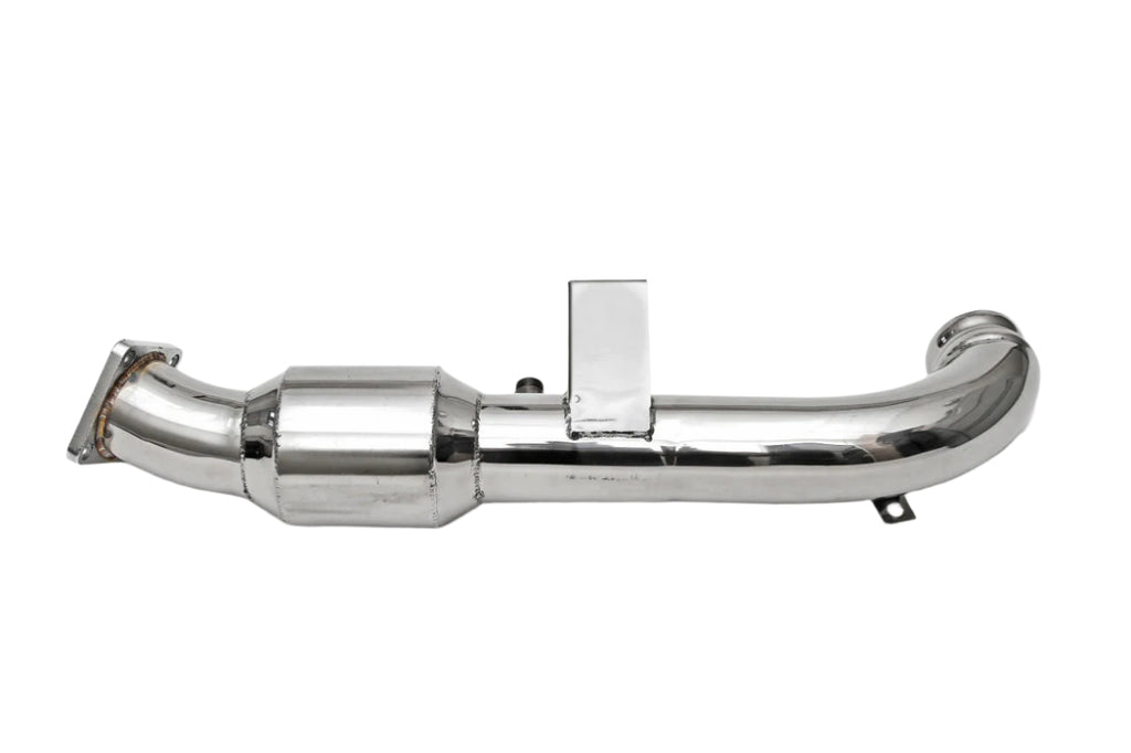 FS.POR.964T.SC-Fabspeed Porsche 965, 964 Turbo, 965 HJS High flow Sport Cat (1990-1994)-Fabspeed Motorsport